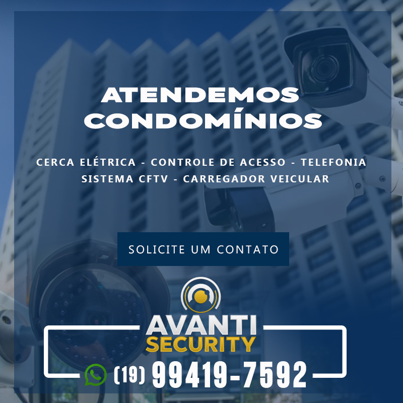 Banner Avanti CFTV Para Condominios